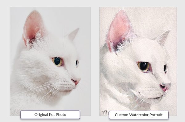 Custom Watercolor Pet Portrait - Image 7