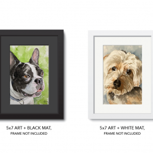 Custom Watercolor Pet Portrait