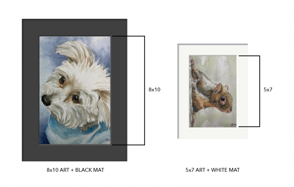 Custom Watercolor Pet Portrait - Image 2